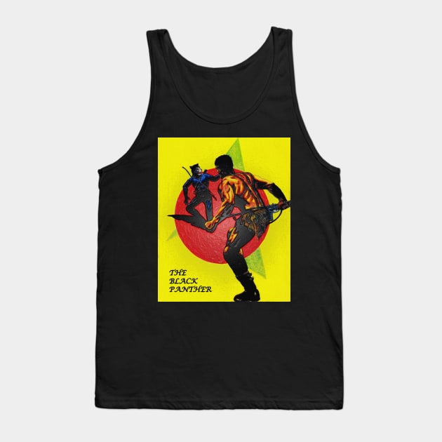 The Black Panther - Flames of Betrayal (Unique Art) Tank Top by The Black Panther